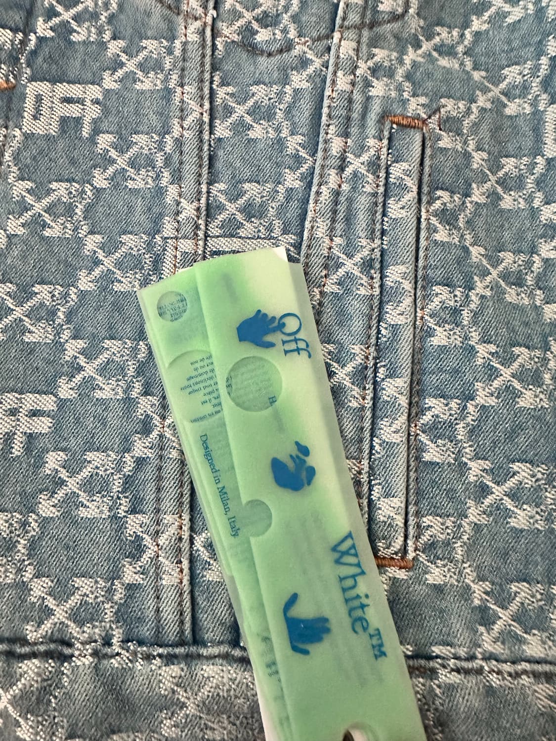 (새상품) 오프화이트 모노그램 자켓 상품이미지2