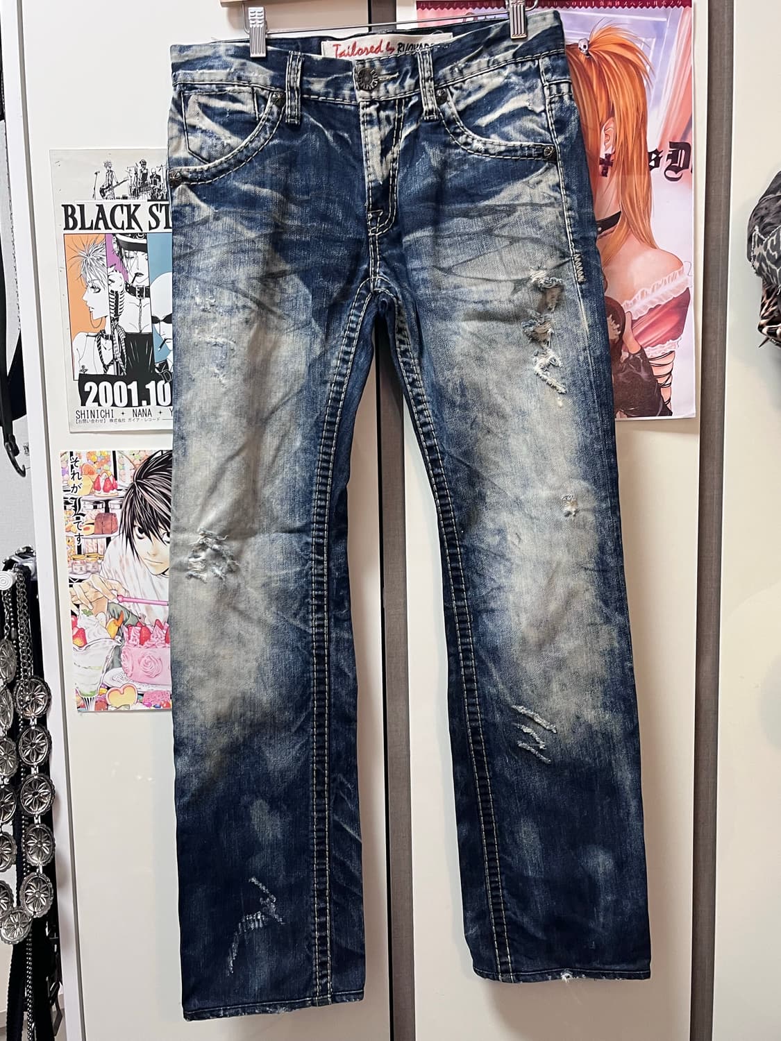 버커루 아이스 워싱 데님 디스트로이드 30 상품이미지2