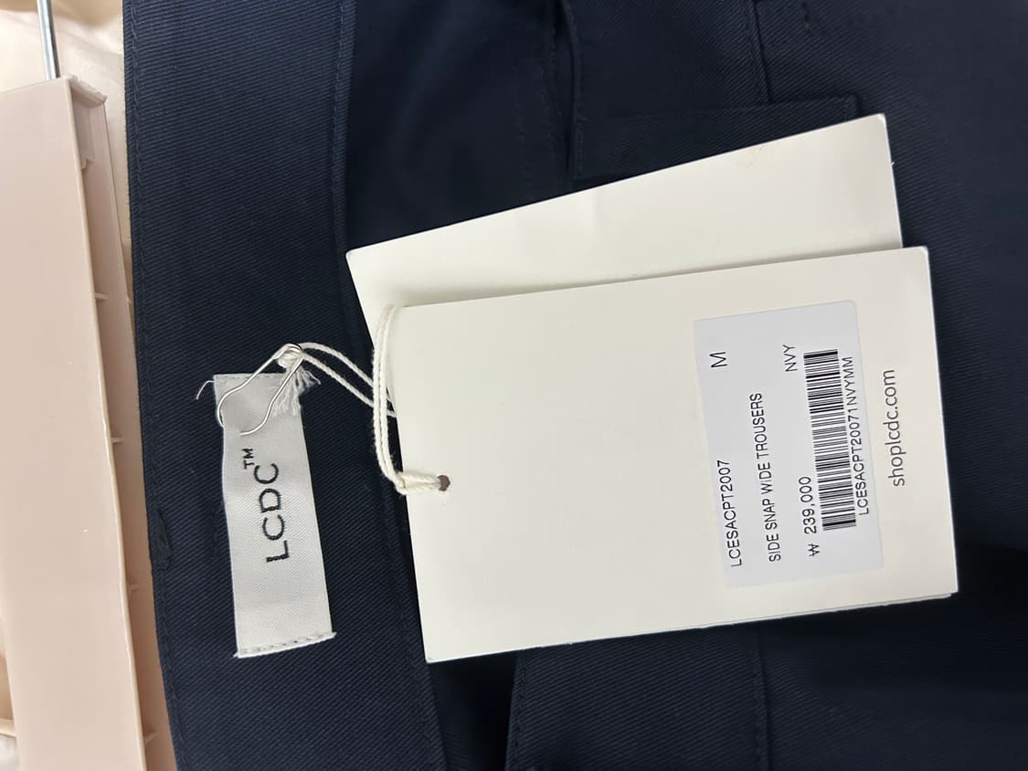 LCDC SIDE SNAP WIDE TROUSERS (M) 상품이미지3