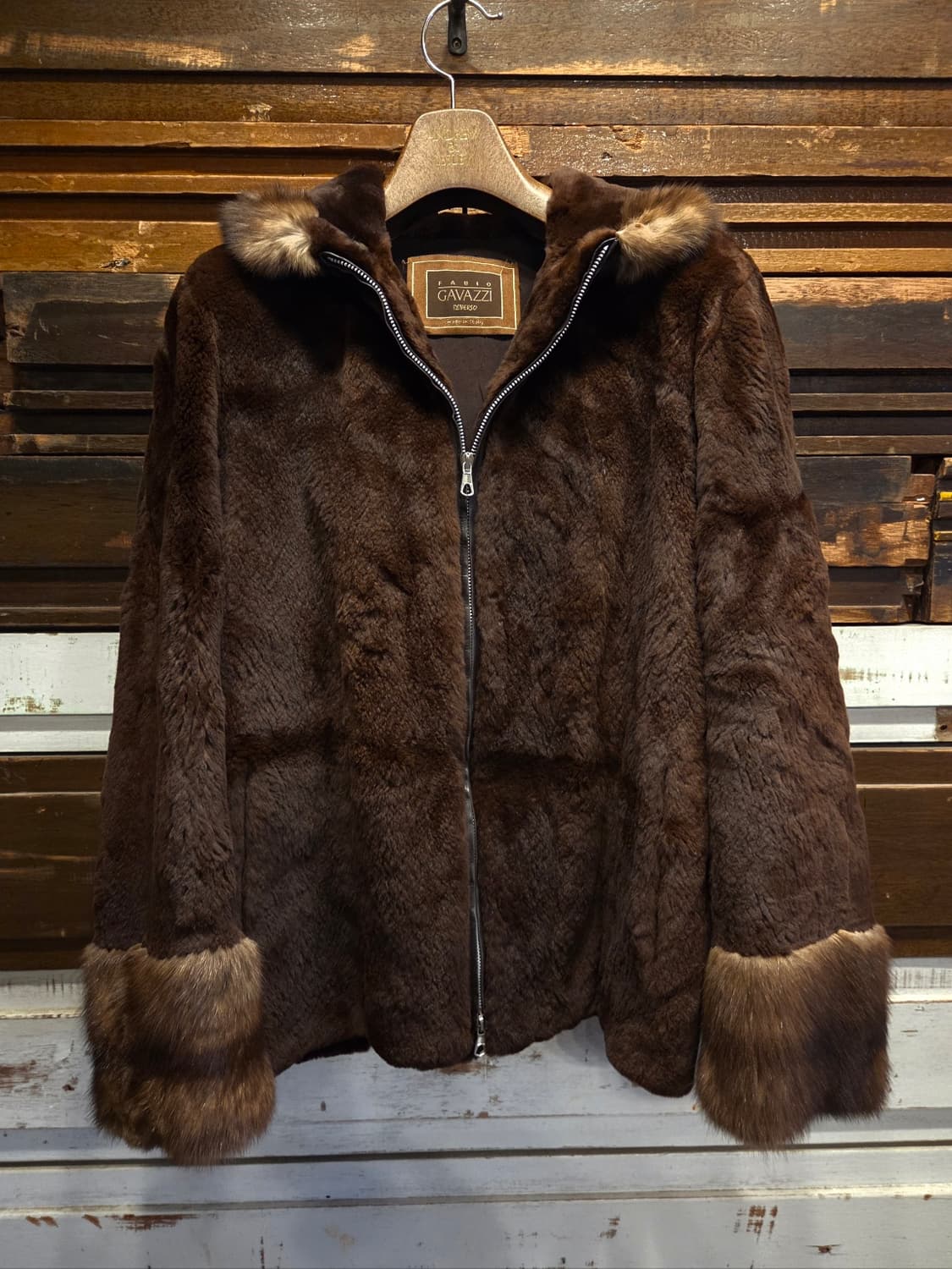 FABIO GAVAZZI 래빗 밍크 자켓 상품이미지2