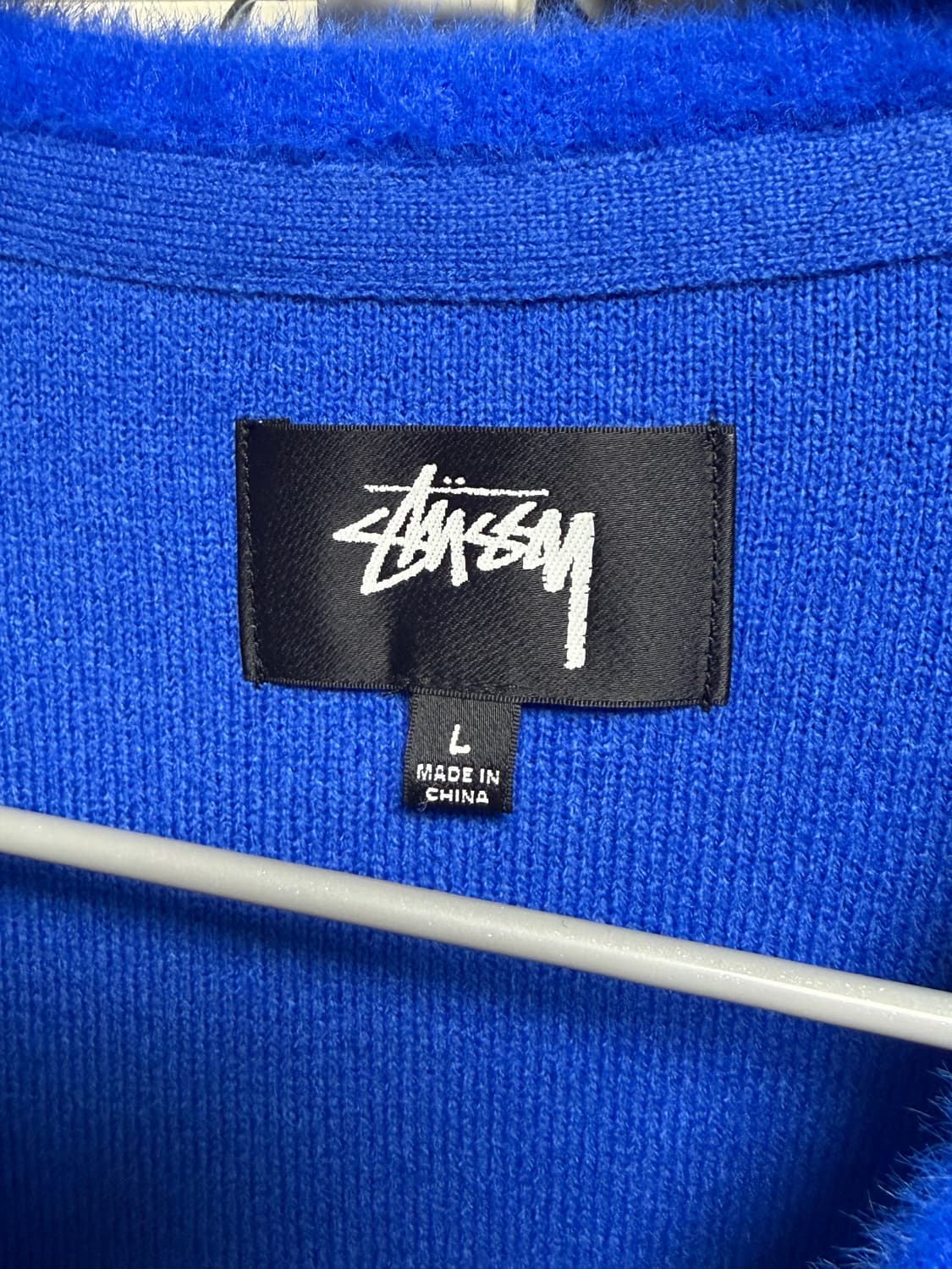 스투시 쉐기 가디건 로얄 블루 L 사이즈 상품이미지3
