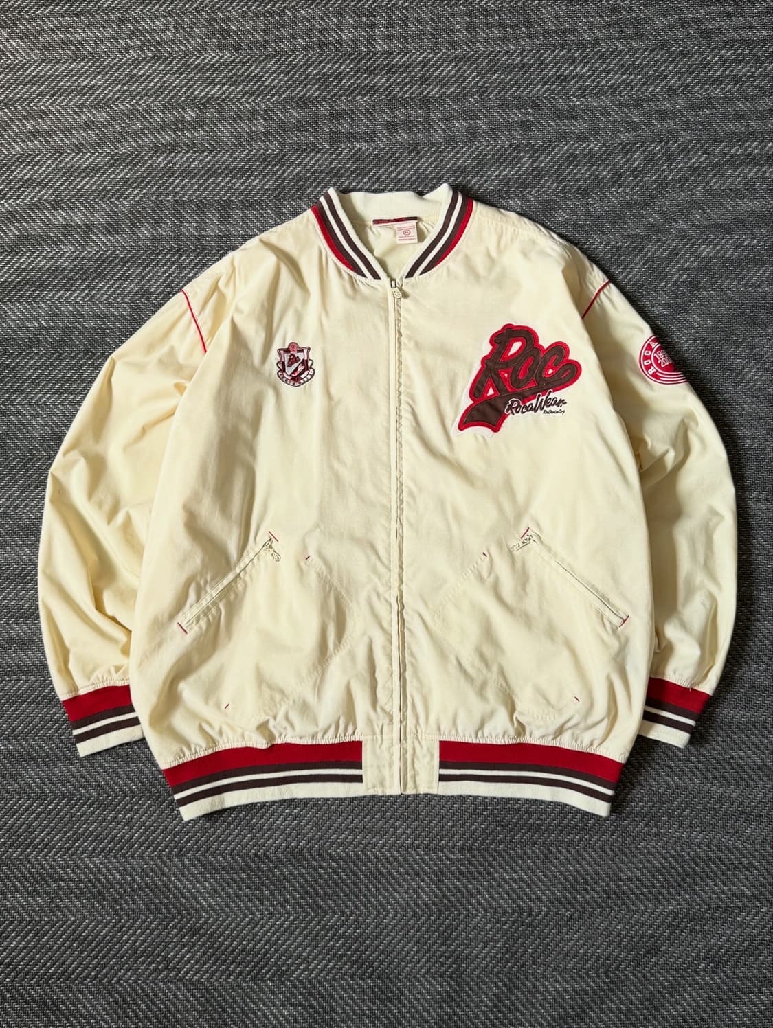 ROCA WEAR 5주년 기념 빈티지 나일론 바시티 자켓 (110-) 상품이미지1