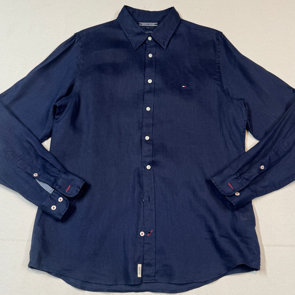 L) 타미힐피거 프리미엄 린넨 셔츠 상품이미지2