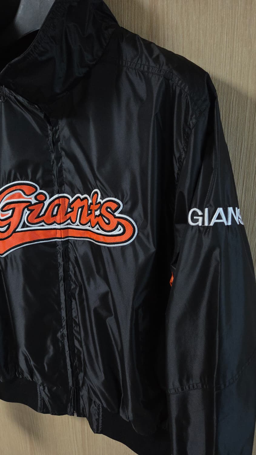 (착샷) 롯데자이언츠 야구 점퍼 레트로 자켓 상품이미지3