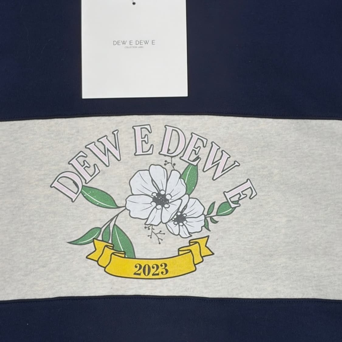 (새상품) DEWEDEWE 럭비 스웨트 셔츠 F 상품이미지4