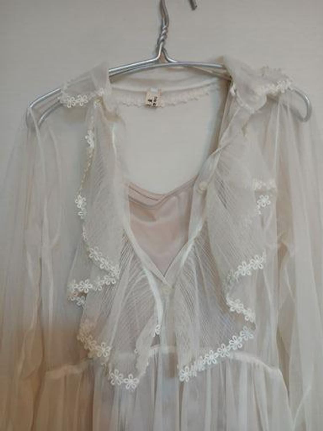 셀프 웨딩 브라이덜샤워 시스루 망사 레이스 원피스 드레스 홀복 나시 세트 상품이미지4