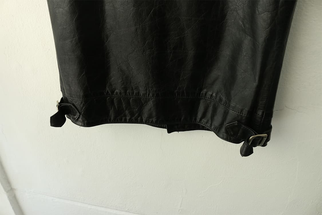 플레지 사선 레더 베스트  상품이미지7