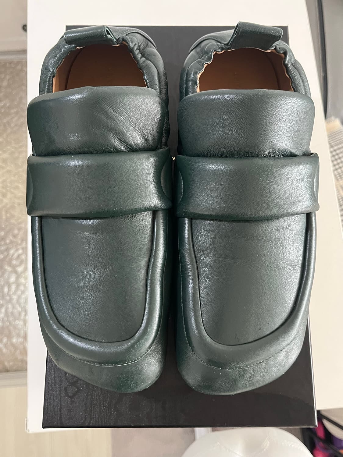 드리스 반 노튼 패디드 로퍼 그린 42사이즈 상품이미지2