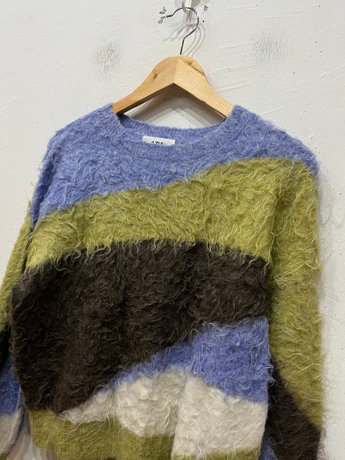 AZUL JPN 헤어리 파스텔 니트 우먼즈 상품이미지2