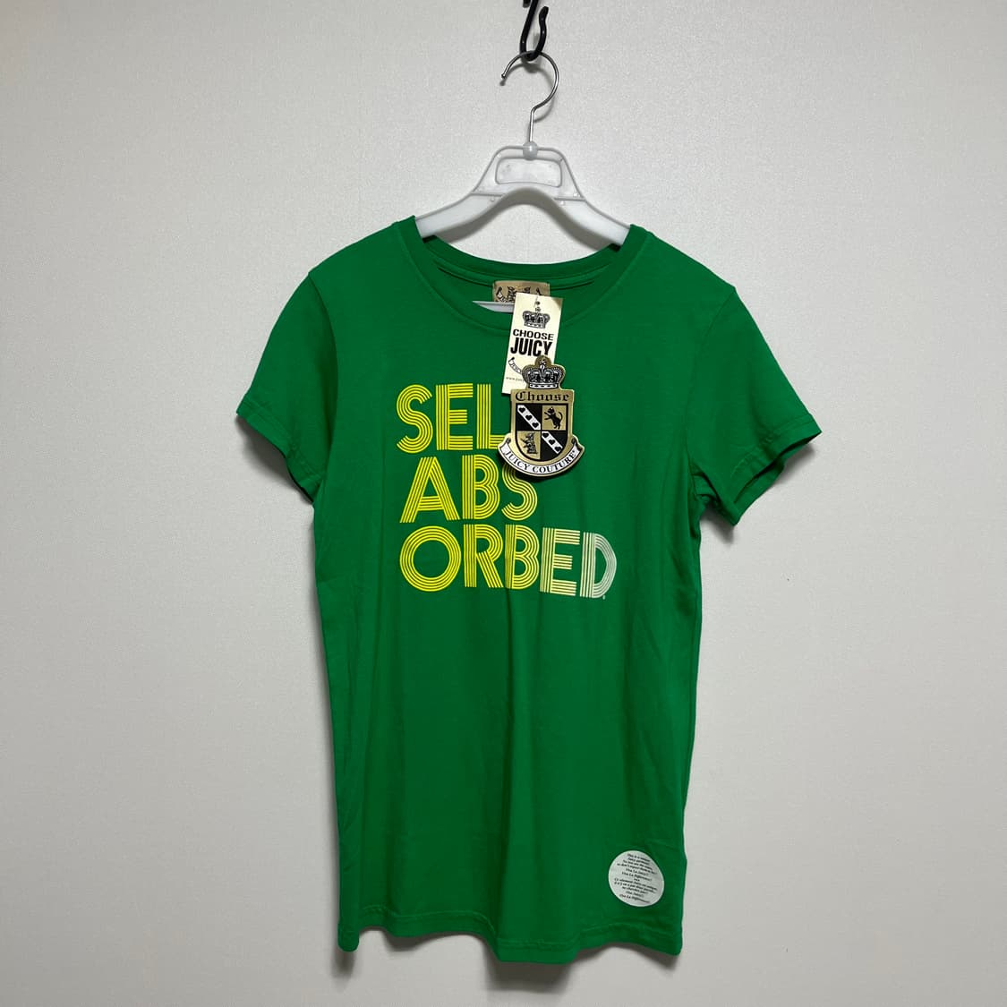 쥬시꾸뛰르 그린 반팔 티셔츠 m 상품이미지1