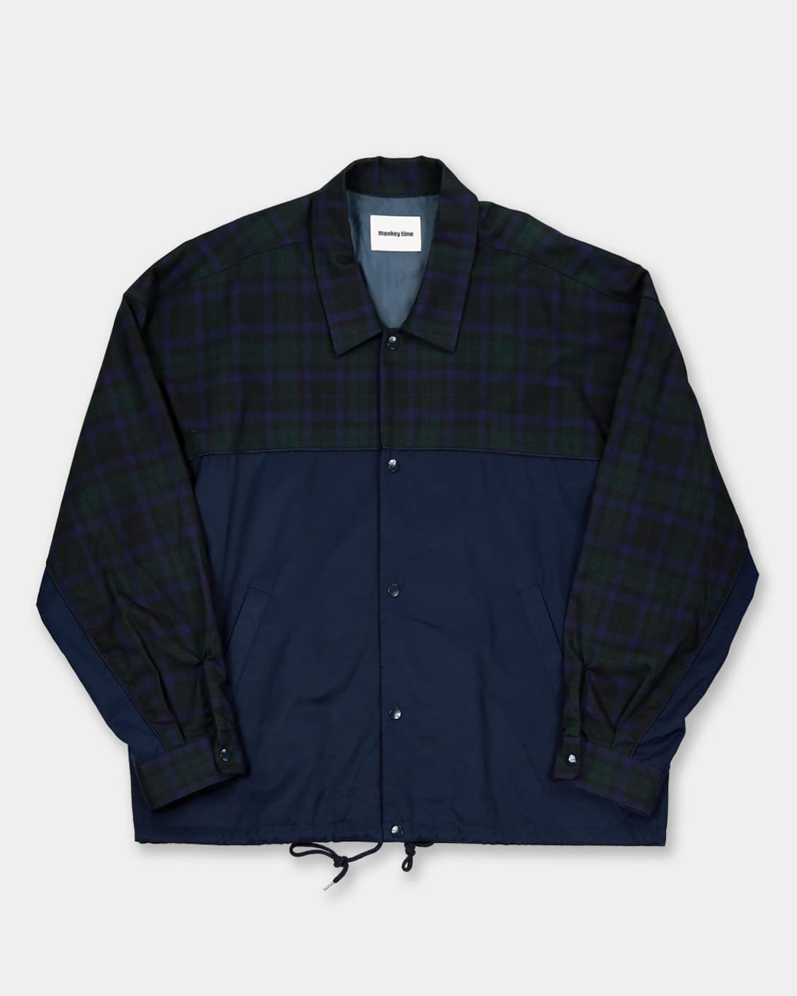 monkey time Check Panel Coach Jacket 상품이미지1