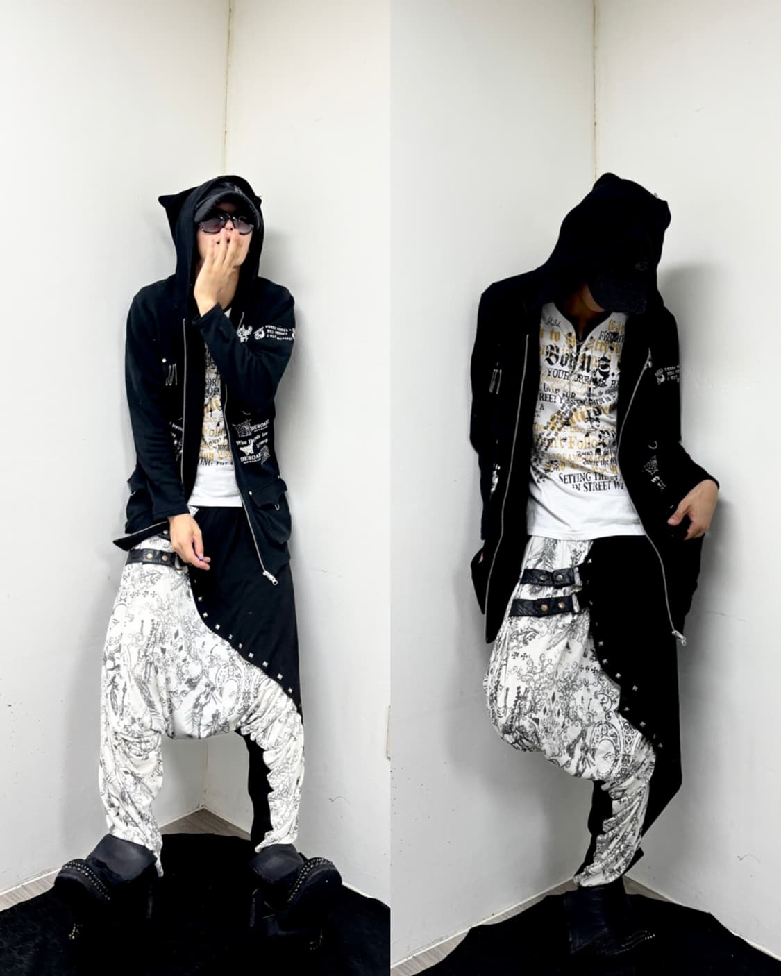 “BAD BOY” 00’s Eyelet Chain Glitter Prin 상품이미지6