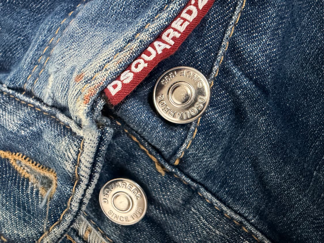 디스퀘어드 페인팅 데님 팬츠 상품이미지5