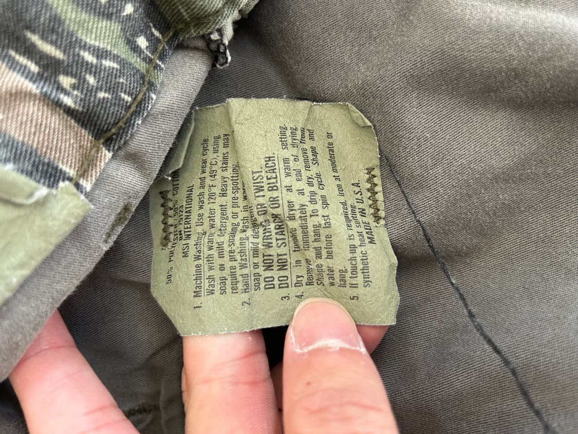 80‘s US ARMY 타이거타모BDU팬츠 L/R 상품이미지6