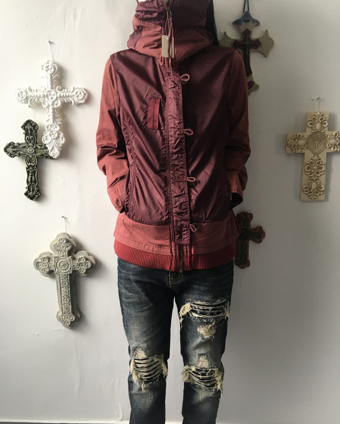 Avirex hood zip up jacket 상품이미지9