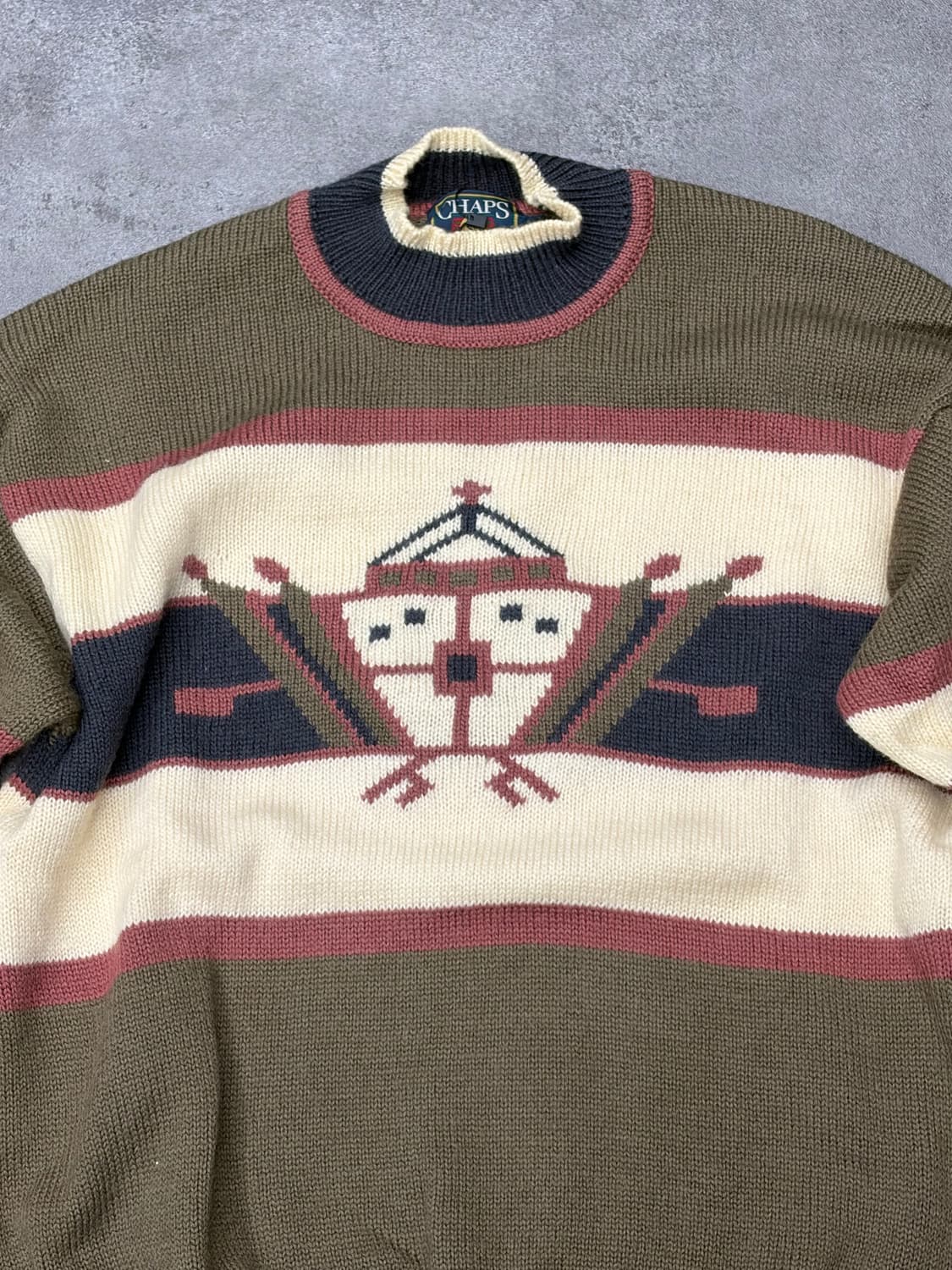 90s 챕스 랄프로렌 패턴 니트 스웨터 상품이미지2