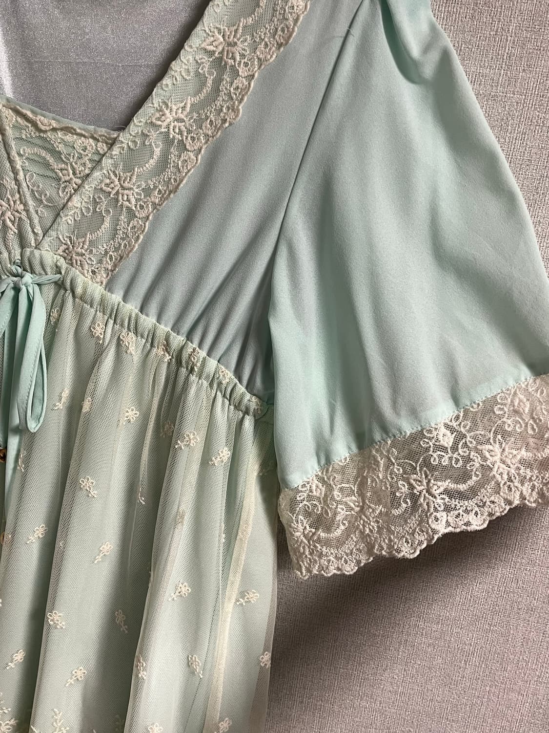 [페어리] 민트 페어리 반팔 원피스 상품이미지1