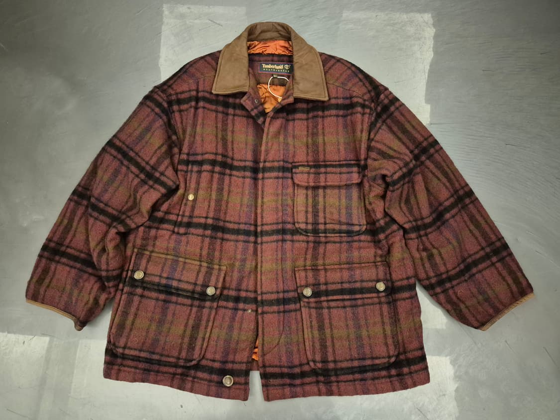 90s 팀버랜드 울 헌팅 자켓 상품이미지1