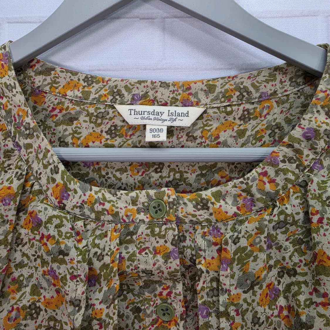 써스데아일랜 잔 꽃무늬 미디 원피스 90(M)사이즈 상품이미지7