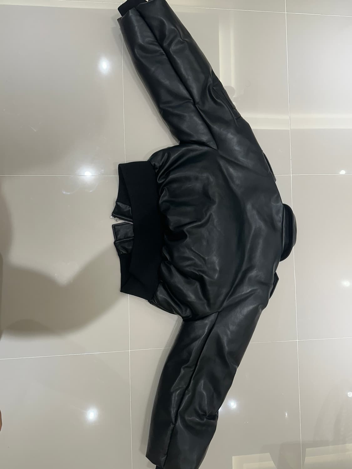 FRKM SCD] duck down PU leather jacket 상품이미지3