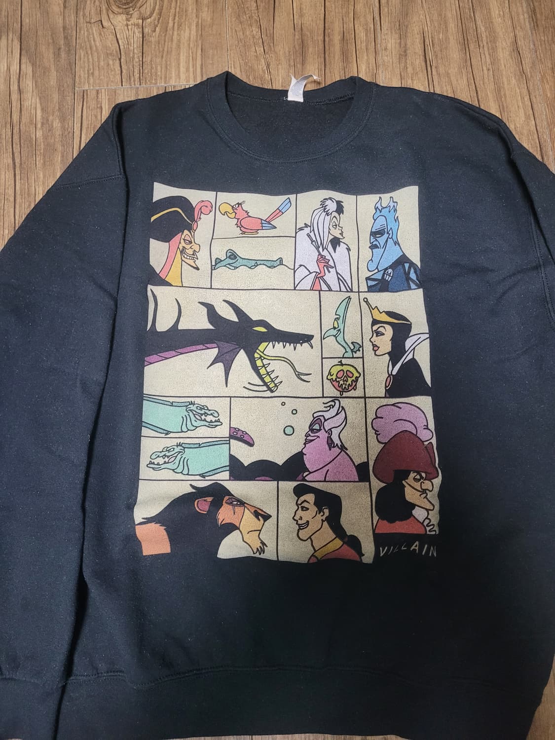 빈티지 디즈니 빌런 맨투맨 상품이미지1