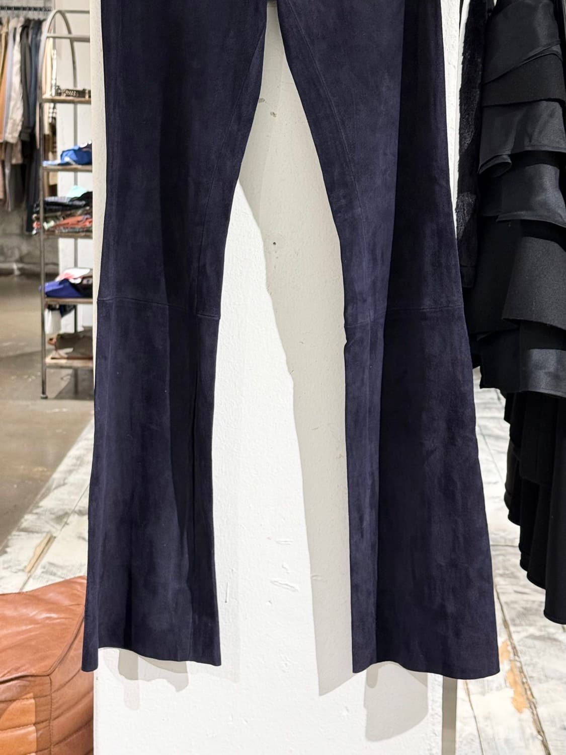 드로메 네이비 램스킨 스웨이드 투포켓 팬츠 상품이미지3