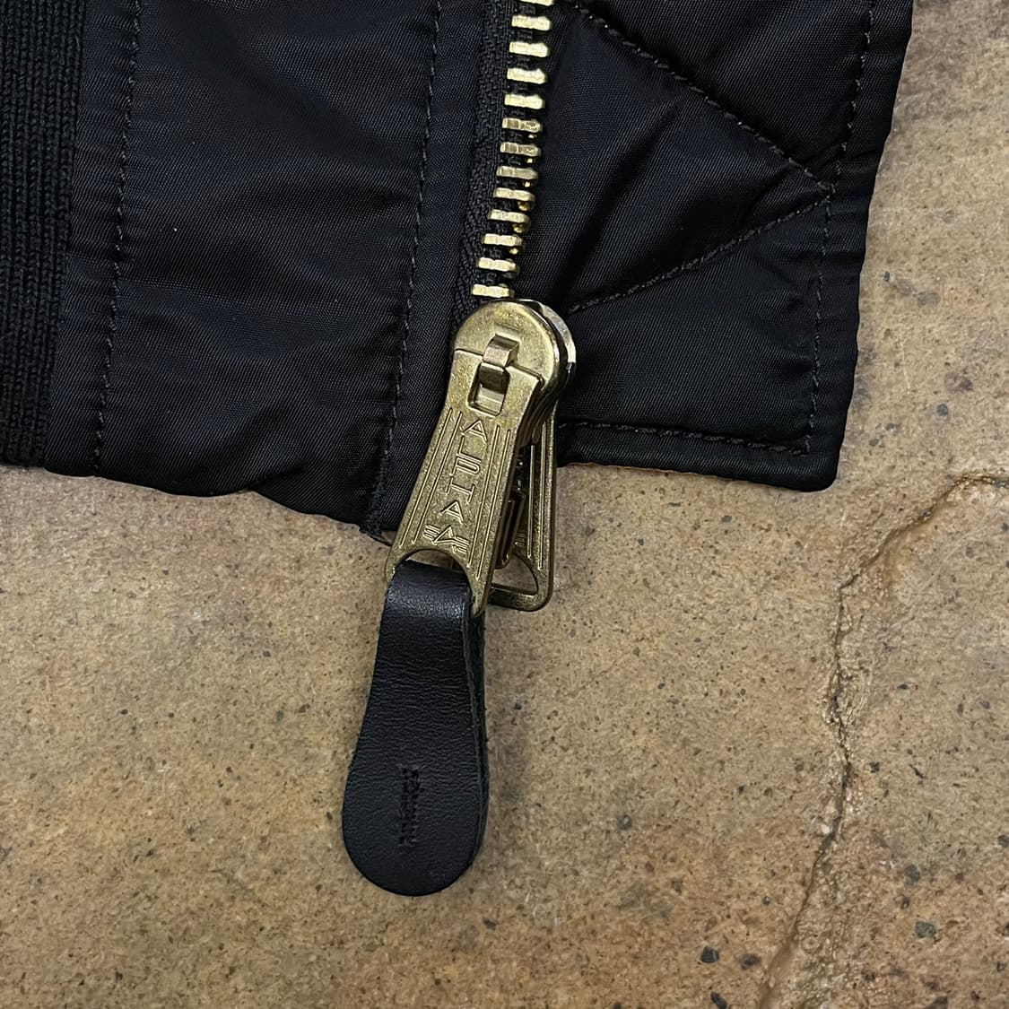 [정품/L] 알파 인더스트리 양면 블랙 오렌지 MA-1 항공 점퍼 b19 상품이미지9