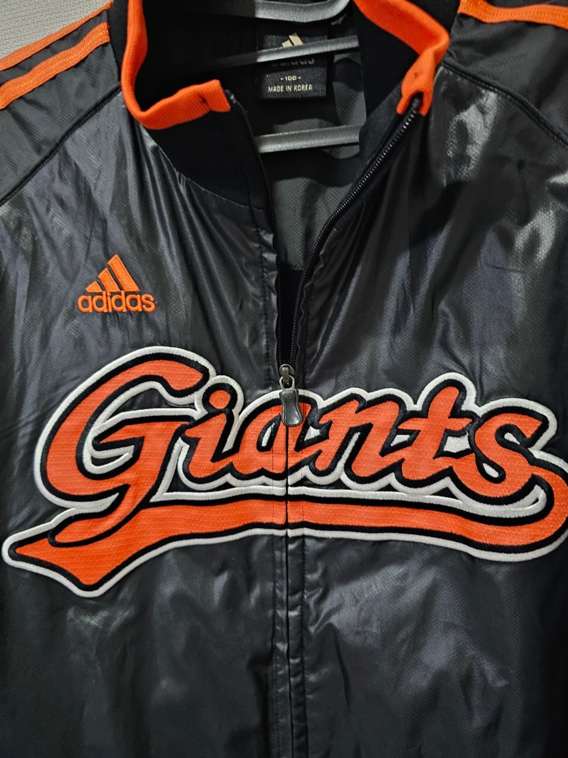아디다스 롯데자이언츠 유니폼 춘추자켓 점퍼 100/L 상품이미지2