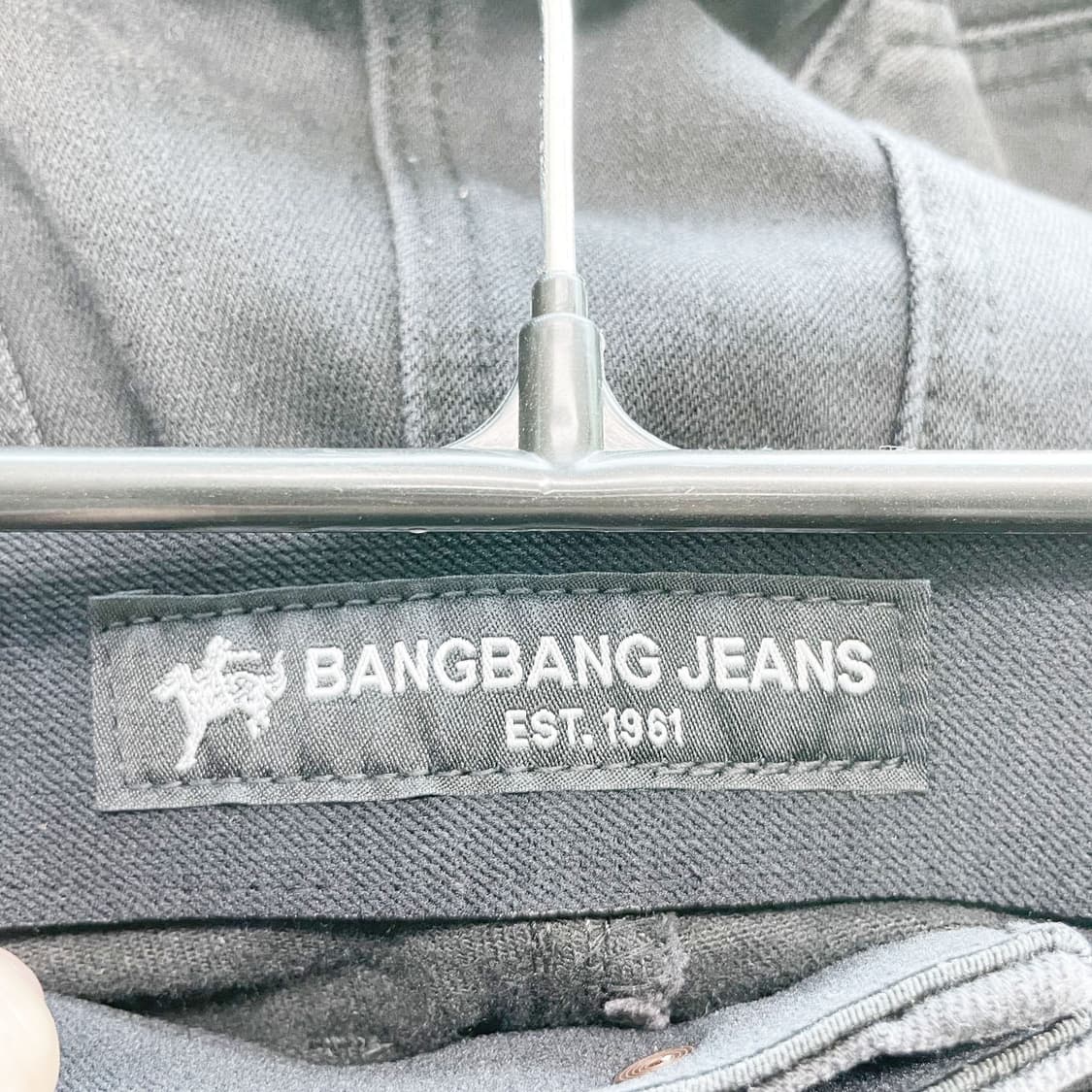 뱅뱅 택새상품 흑청스판데님바지 슬림핏 30 진스센스 상품이미지4