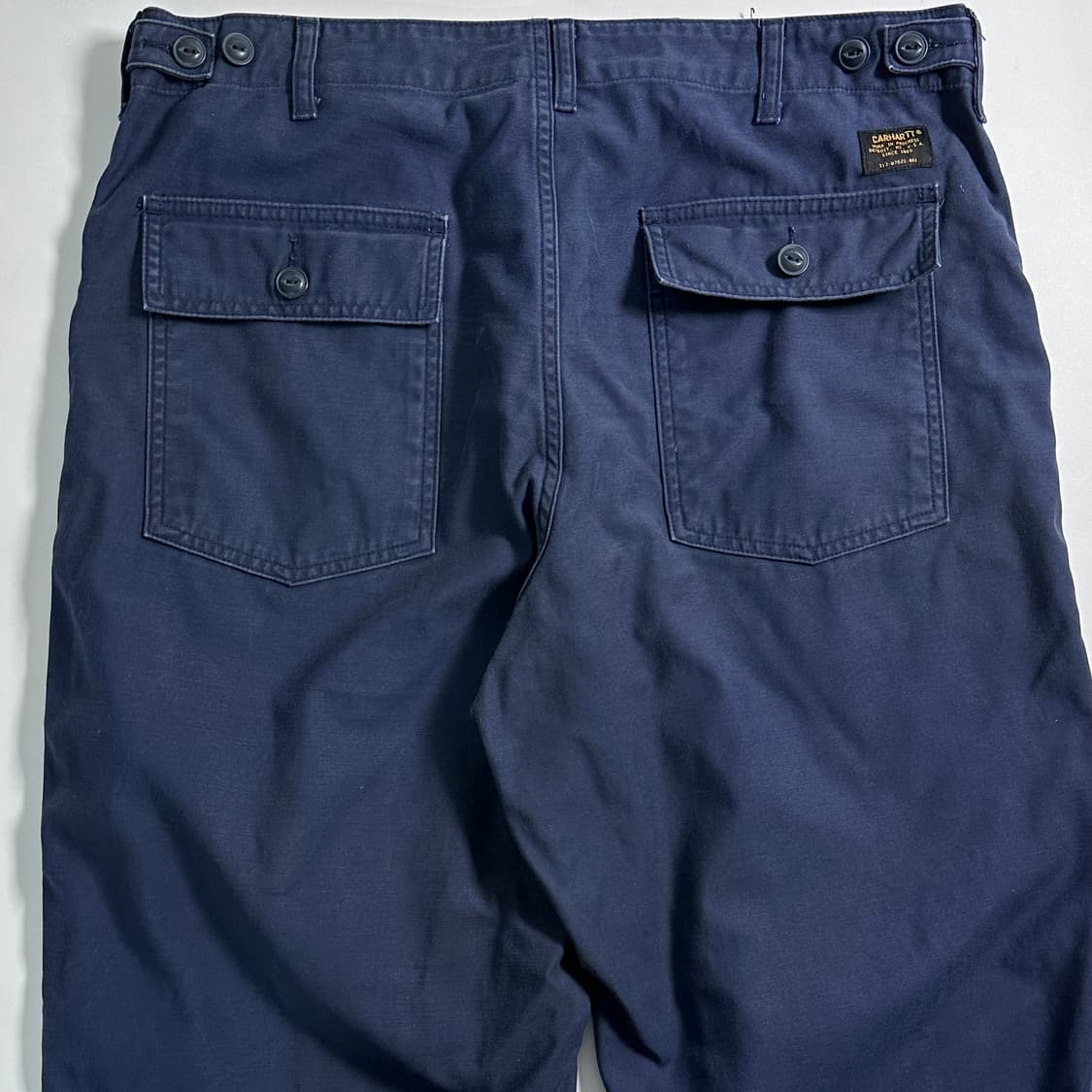 칼하트 네이비 코튼 퍼티그 팬츠 상품이미지4