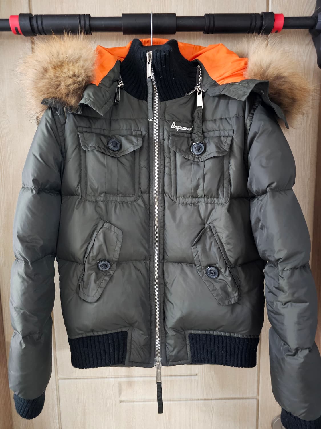 디스퀘어드2 콜마이너 라쿤 패딩(48/95~100) 상품이미지1