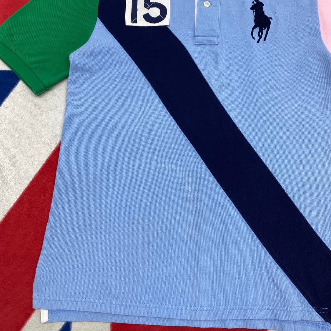 폴로 빅포니 반팔 카라티 실측 여성 55-66 상품이미지4