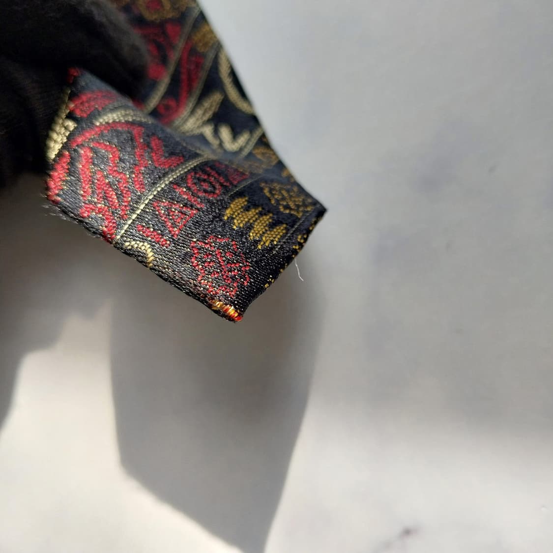 입생로랑 실크 브라운 오리엔탈 패턴 넥타이 9.3cm B등급 K2291 상품이미지9