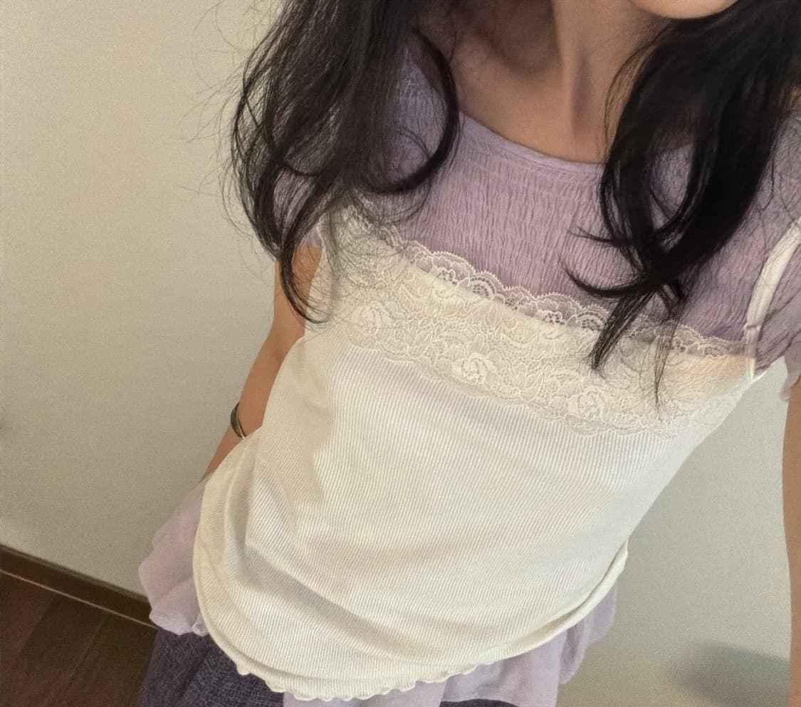 lace sleeveless 상품이미지3