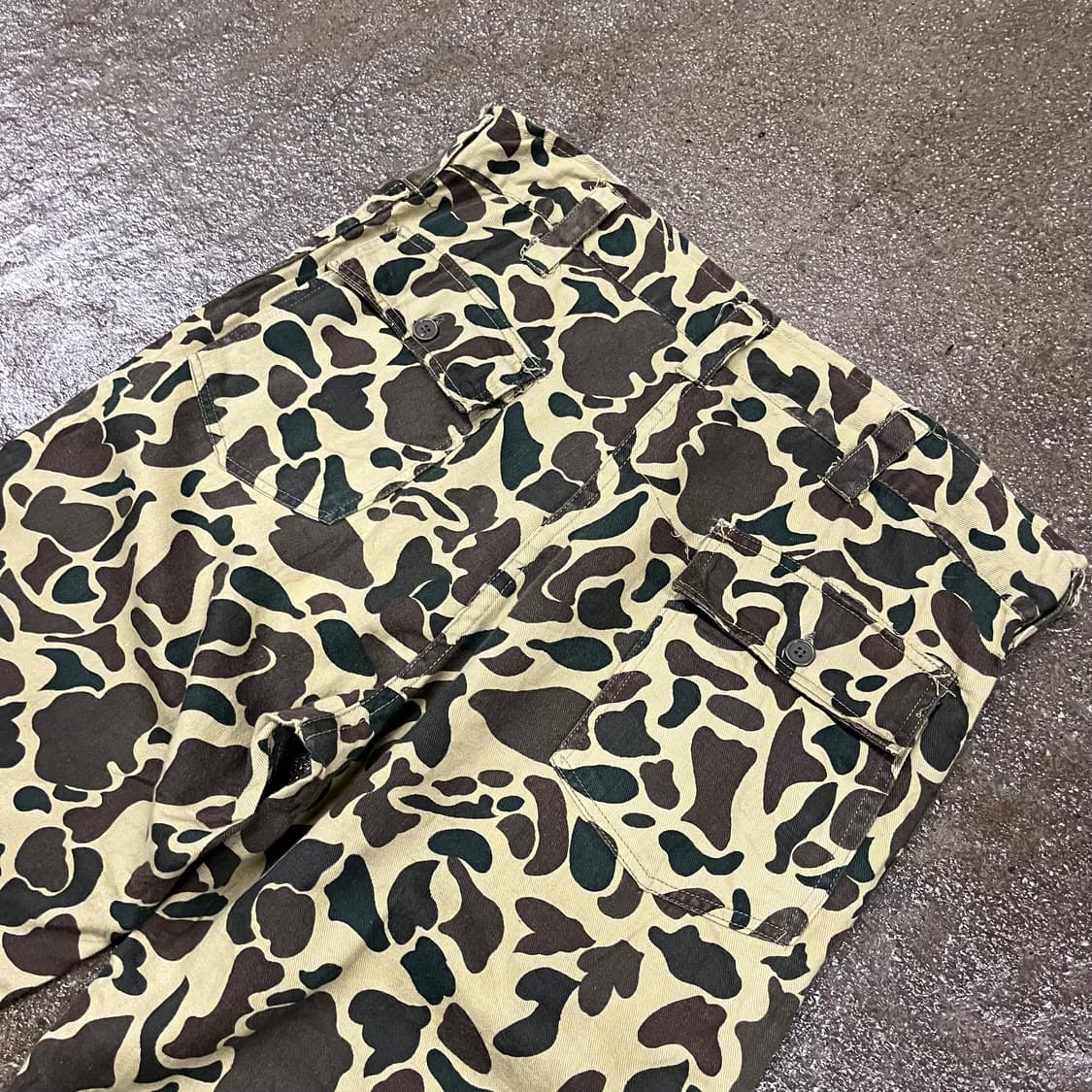 70-80s 빈티지 덕카모 헌팅 팬츠 (36“) 상품이미지5