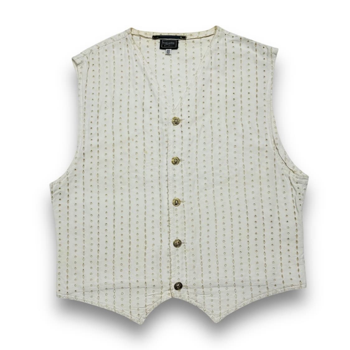 베르수스 베르사체 90s 금장 라이언 버튼 조끼/베스트 상품이미지1