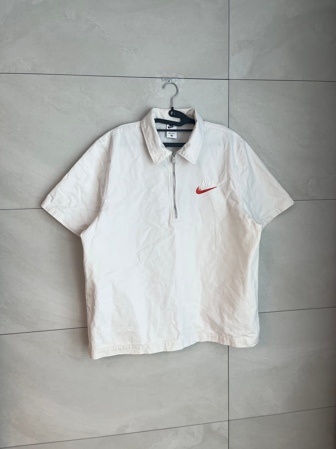 [2XL] 나이키 스우시 트렌드 아노락 오버셔츠 팬텀 상품이미지2