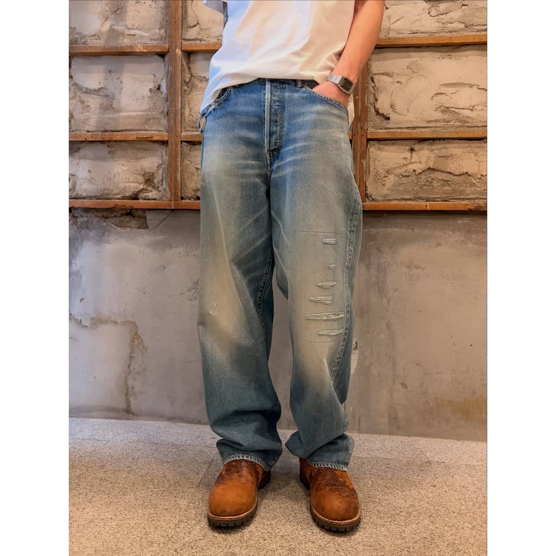 26ss 01 WIDE DAMAGED-43 상품이미지1