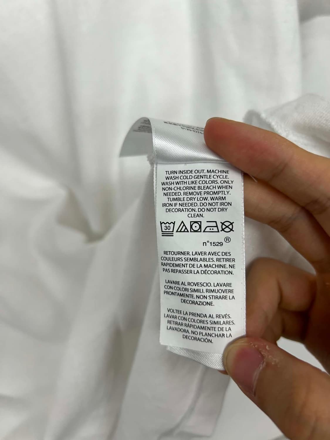 [XL] 폴로 랄프로렌 현행QR Ralph 스크립트 로고 화이트 반팔 티 상품이미지7