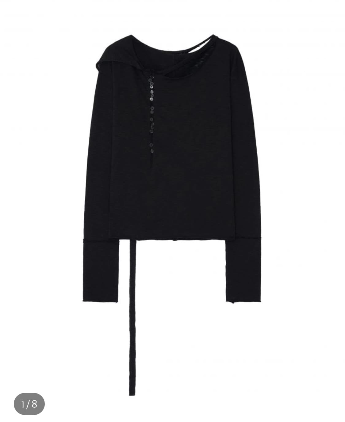 (구매) 하르테올뎀 buttoned scarf sleeve 1사이즈 상품이미지1