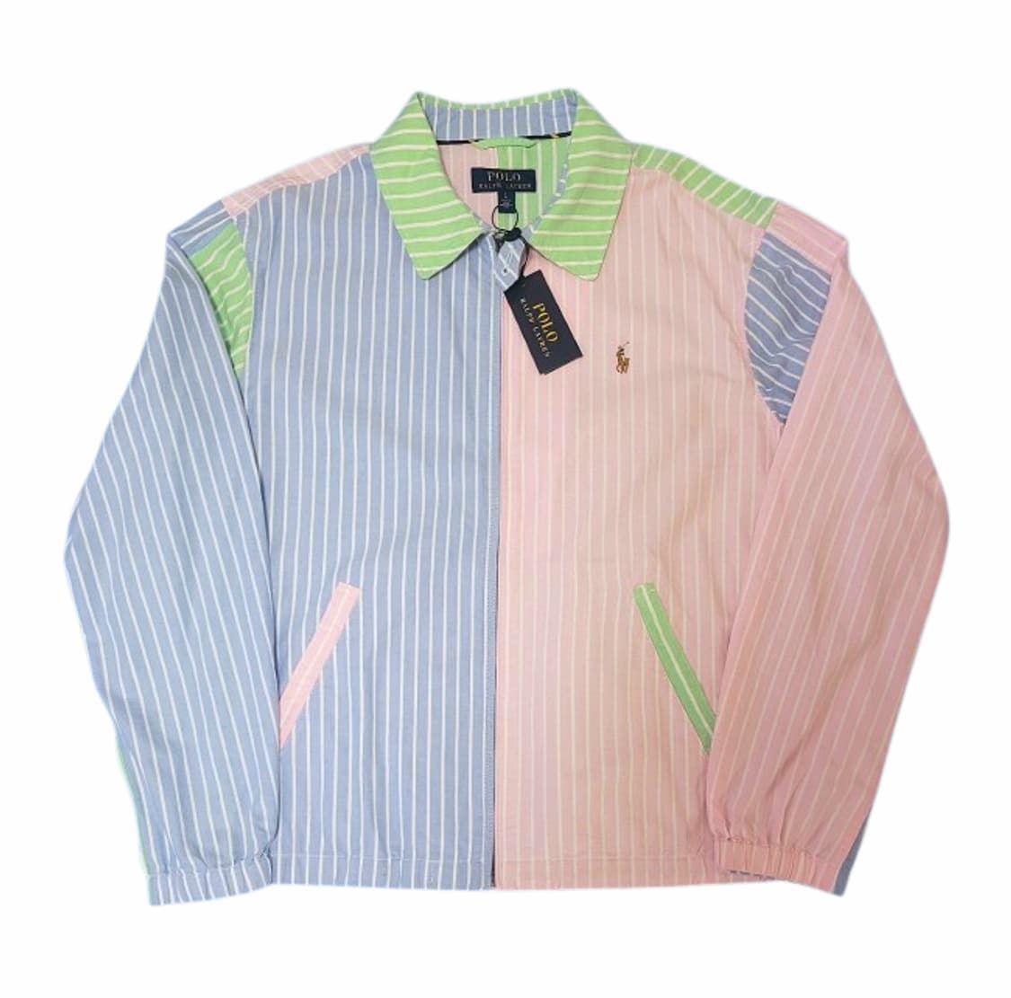 폴로 랄프로렌 클래식핏 멀티 스트라이프 자켓 상품이미지1