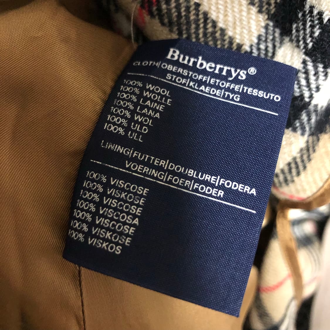 버버리 발마칸 코트 상태굿 내피 남성용 상품이미지7