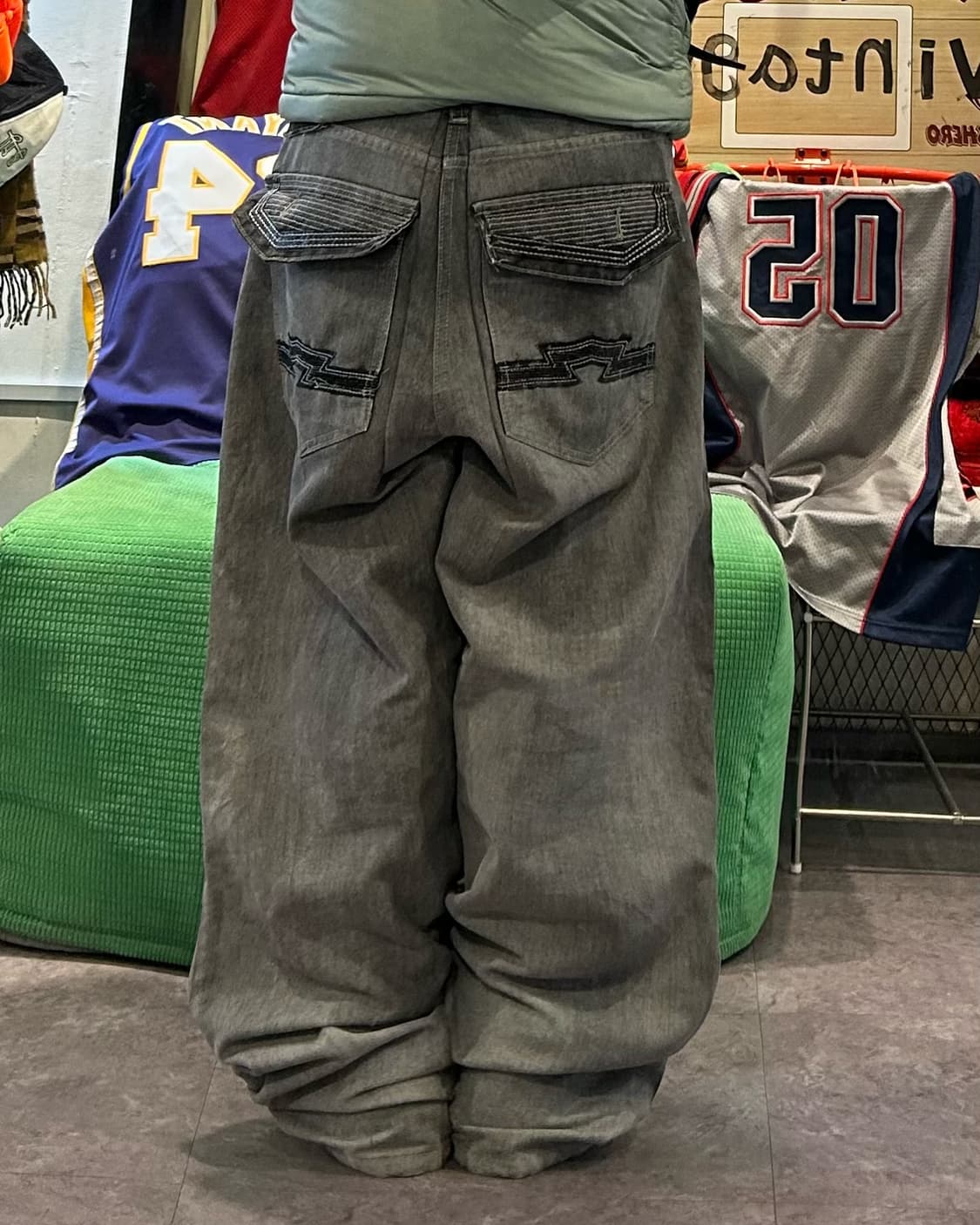 RED APE gray washing denim pts 상품이미지1