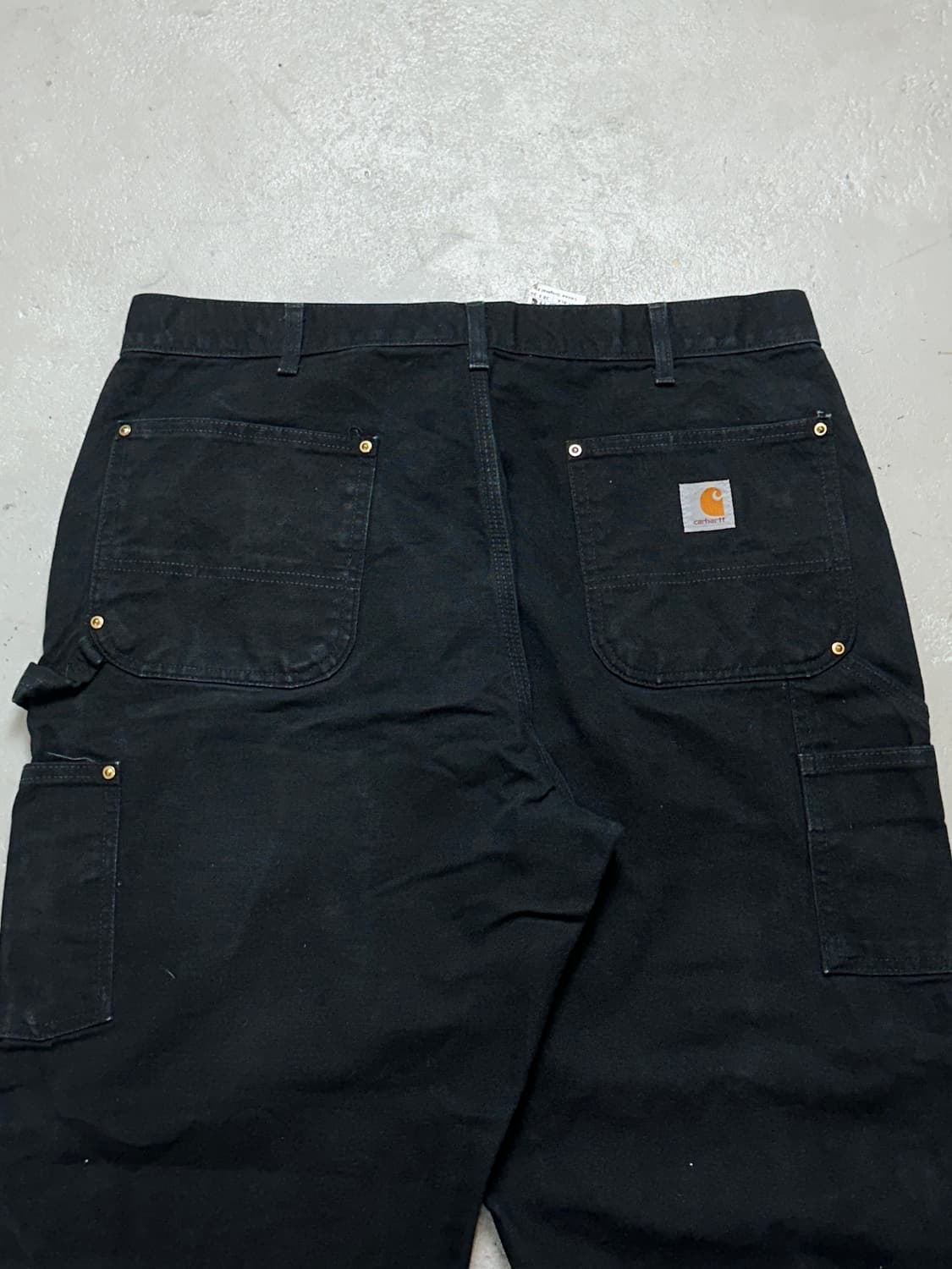 OG USA Made 칼하트 B01 더블니 블랙 칼하트 썩블니 카펜터 상품이미지6