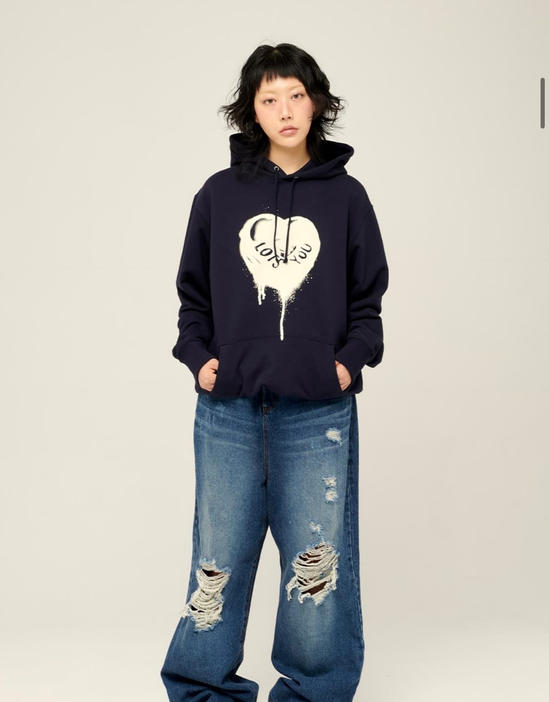 lotsyou Hoodie Navy 라츠유 후디 상품이미지2