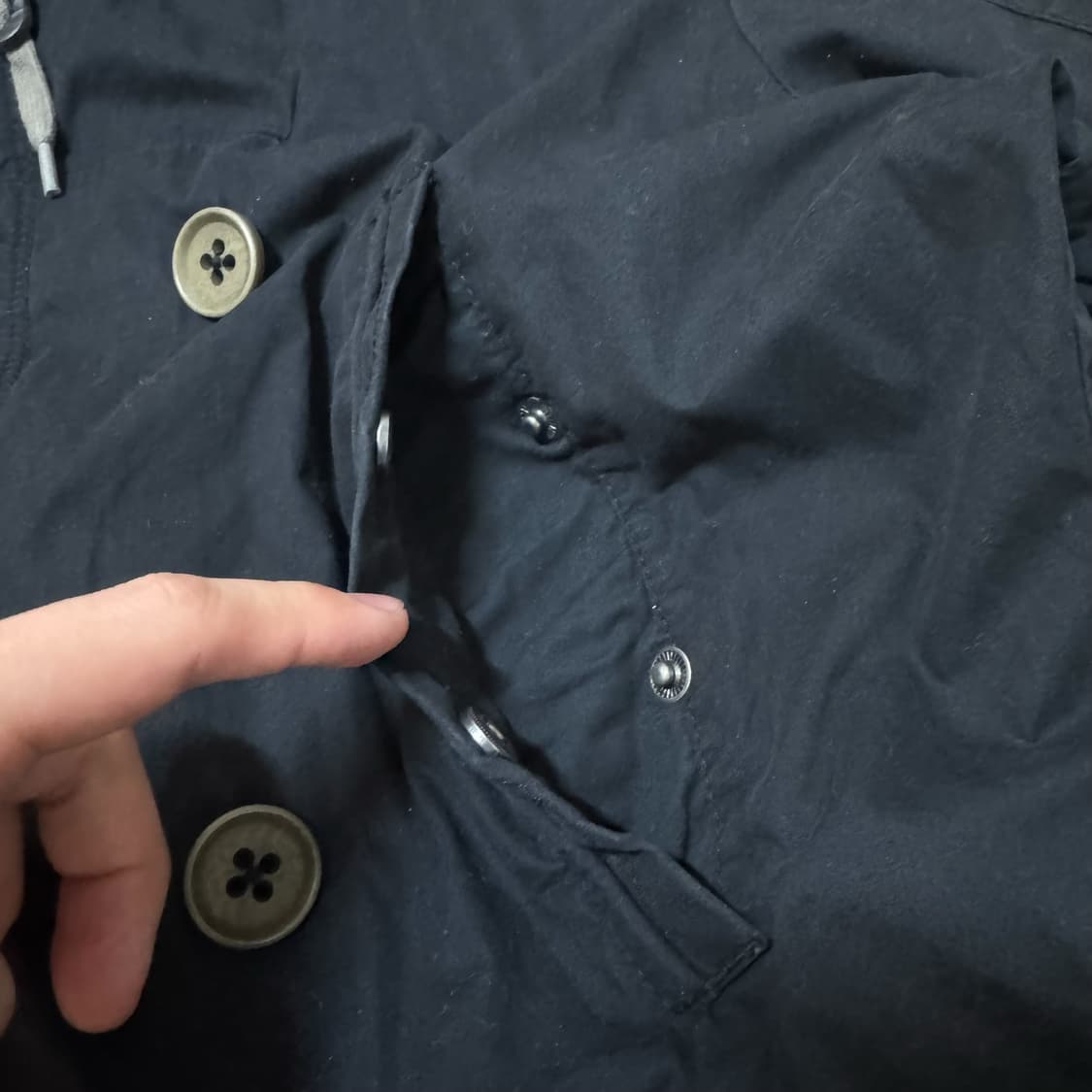 디젤 리버시블 하이넥 버튼 자켓 상품이미지4