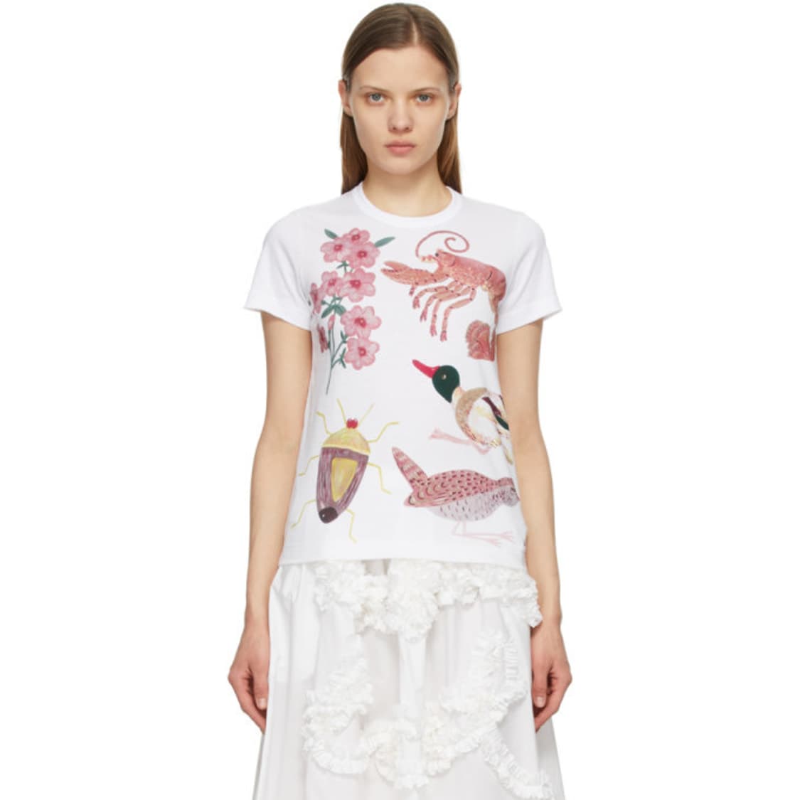 Tricot commedesgarcons print t-shirt 상품이미지1