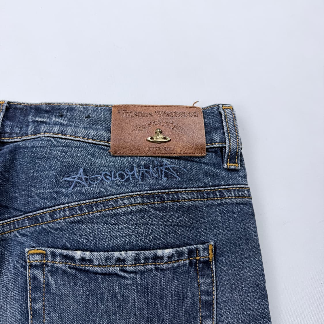 비비안웨스트우드 빈티지 Y2K 데님팬츠 상품이미지6