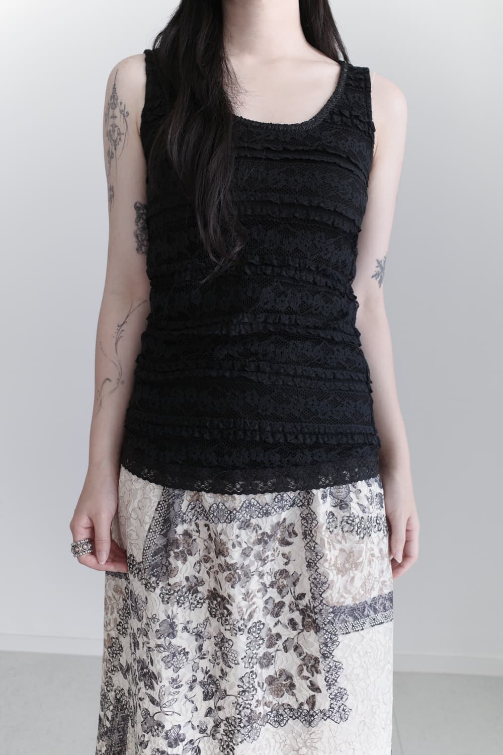 cecil mcbee) lace sleeveless 상품이미지5