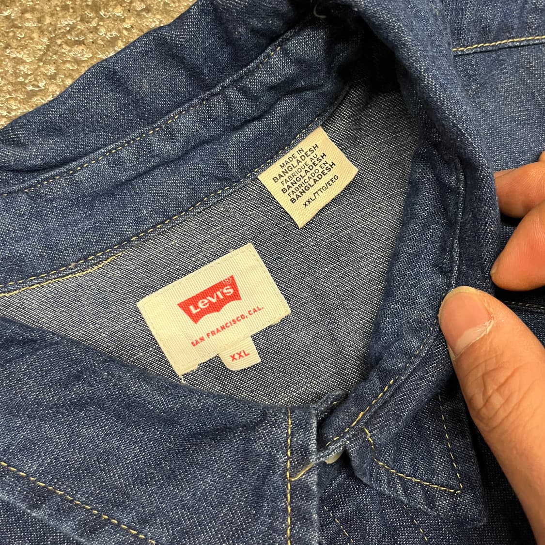 리바이스 데님 웨스턴 셔츠 (110) 상품이미지5